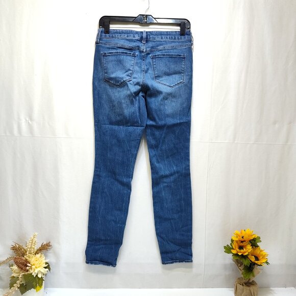 Old Navy Pop Icon Skinny Mid-Rise Stretch Denim Jean Nicky 2 Mr Skinny DK Size 6 - Picture 3 of 9